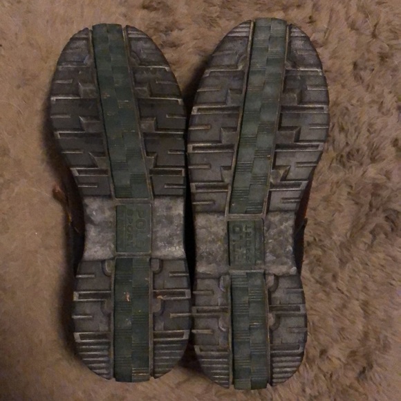 Mens Polo Sport tie & buckle shoes size 10 - Picture 3 of 5